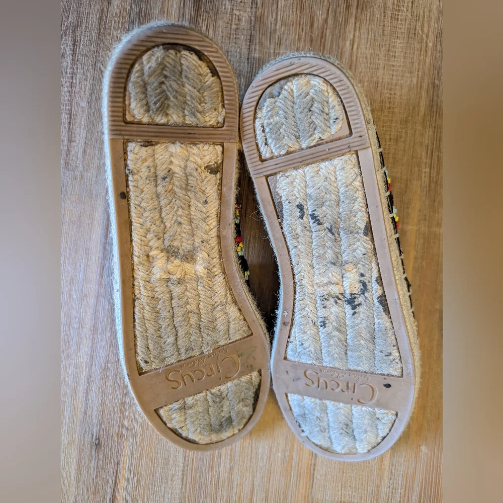 Sam Edelman Circus Woven Lena Espadrilles Flat Size 9.5 Medium